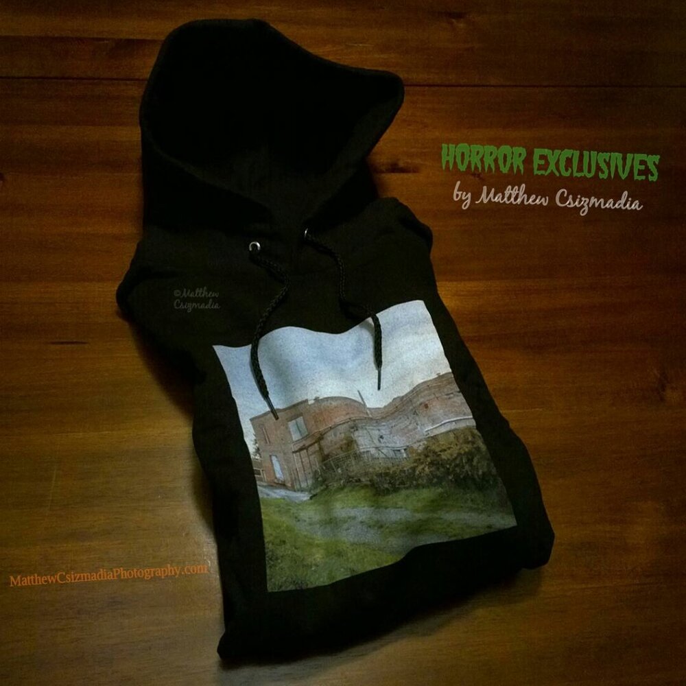 Silver Shamrock Factory Hoodie in Black 🎃 💀 ☘️